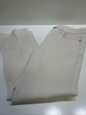 Frame Denim Off-White High-Rise Jeans